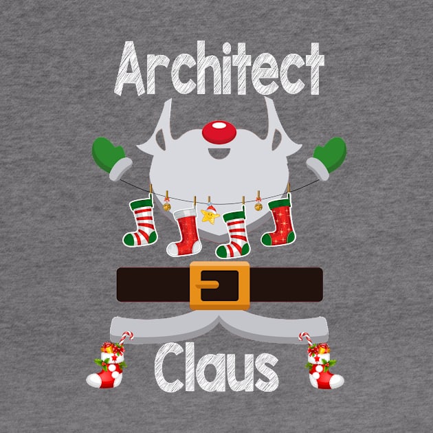 Architect Claus Santa Christmas Costume Pajama by johnbbmerch